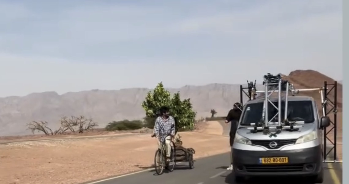 On set — Tracking Van