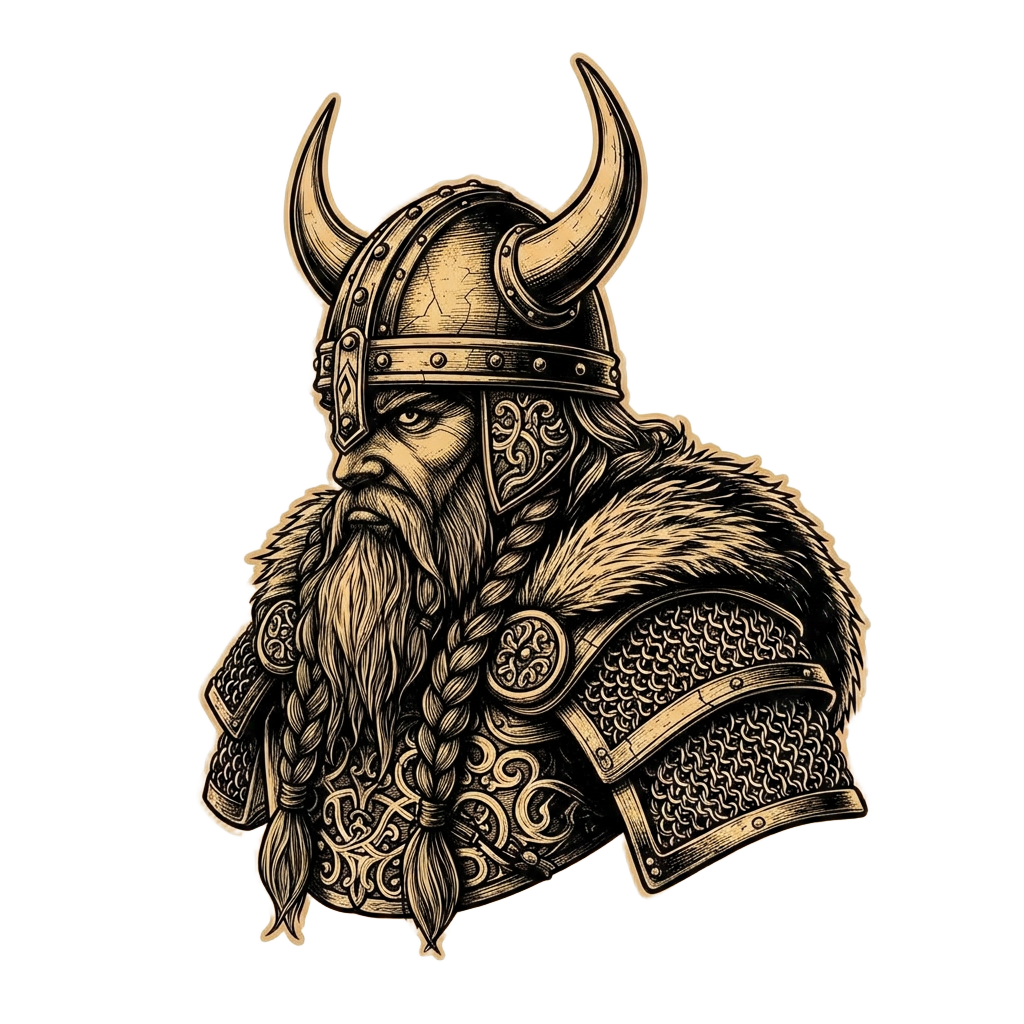 Norse viking warrior